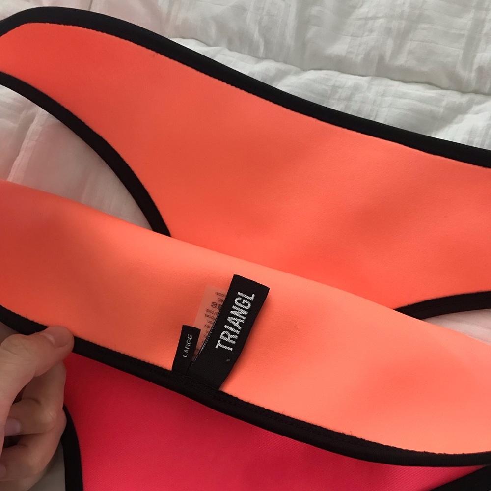 Pink TRIANGL bathing suit bottoms!!